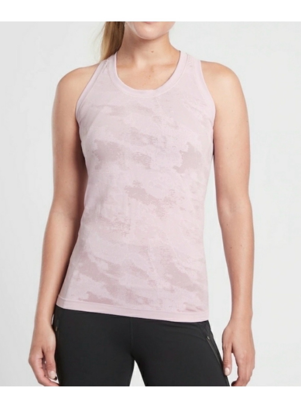 Athleta Momentum Women's Pale Pink Racerback Tank Top Small